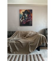 Sofline Kadife Şönil Koltuk Örtüsü, Kaymaz Kanepe Örtüsü, Koltuk Şalı (180 x 220cm)