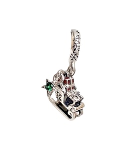Kızak ve Yeniyıl Hediyeleri Charm  925 Ayar Gümüş