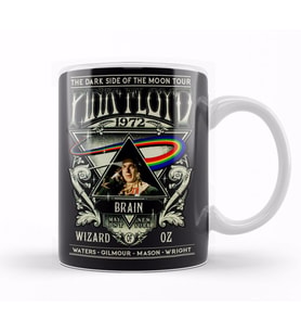 The Dark Side of Oz  Brain Kupa Bardak Porselen