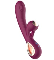 Fastieshop Nebi Bliss Parmak Hareketli Titreşimli Rabbit Vibratör (Bordo)