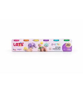 LETS 6 RENK PASTEL OYUN HAMURU 660 G