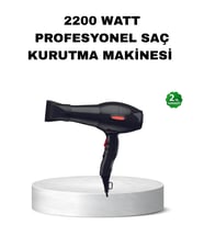 Profesyonel Saç Kurutma Makinesi – Ac Motor, Soğuk Üfleme, 2 Hız Kademesi