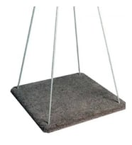 Kumaş Kaplama Platform Salıncak 70x70 cm