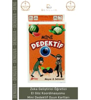 #OyunKartı Dedektif Zeka Geliştirici Eğitici Dikkat Odaklı Hız Kartları Meyve Sebzeler Oyun Kartı