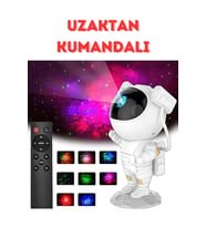 Yıldızlı Galaksi Projeksiyon Lamba, Romantik Tavan Aydınlatma, Dekorasyon