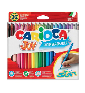 CARİOCA JOY SÜPER YIKANABİLİR KEÇELİ BOYA KALEMİ 36LI