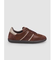 %100 Hakiki Deri Kahverengi Bağcıklı Kadın Sneaker