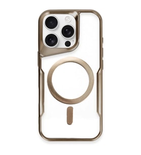 Apple İphone 16 Pro Max Kılıf Boyi Magsafe Silikon Kapak - Kahverengi