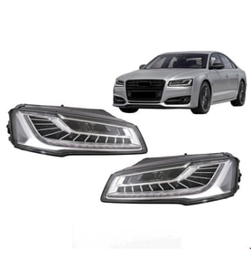 Audi A8 Ön Far Takımı Rl (Matrix) 2014 Sonrası Uyumlu