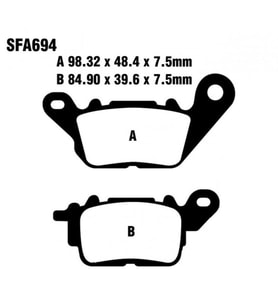 Yamaha Uyumlu Nmax 125-155 Ön Fren Disk Balatası Gold Sfa694 Takım