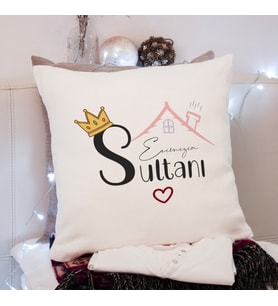 Evimizin Sultanı Tasarımlı Yastık