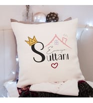 Evimizin Sultanı Tasarımlı Yastık