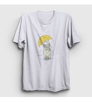 Presmono Unisex Beyaz Sheep And Rain Kuzu T-Shirt 288881tt (Beyaz)