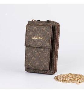 Armine 265 Kadın Çanta Kahve Noktalı