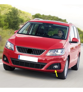 Seat Alhambra 2011-2015 Ön Tampon Sol Sis Farı 5K0941699F