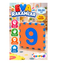 Eco EVA Rakamlı Zemin Puzzle Seti 33x33 cm 7 mm