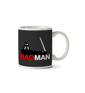 Bad Man Darth Vader Mad Men Logo Star Wars İki Tarafı Baskılı Kupa Bardak