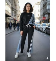 KIZ ÇOCUK ALT ÜST KOT TAKIM (Çok Renkli)