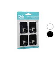 4PCS CLOUD ASKI NO-2 SİYAH - BEYAZ PLASTİK YAPIŞKANLI MONTAJ (5343)
