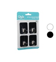 4PCS CLOUD ASKI NO-2 SİYAH - BEYAZ PLASTİK YAPIŞKANLI MONTAJ (5343)