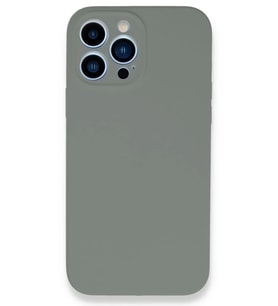 Newface Apple iPhone 13 Pro Max Kılıf Lansman Legant Silikon - Gri