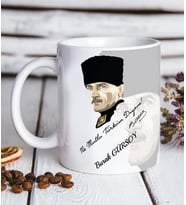 Kişiye Özel 24 Kasım Öğretmenler Günü   Hediyesi Kupa Bardak (Beyaz)