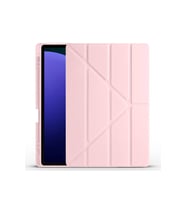 Samsung Galaxy Tab S9 Plus Uyumlu Kılıf Zore Tri Folding Kalem Bölmeli Standlı Kılıf