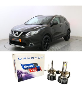 Nissan Qashqai J11 Led Xenon Sis Far Ampulü H8 Mono Yeni Seri Beyaz 2014+