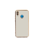 Huawei P20 Lite Kılıf Volet Silikon - Beyaz