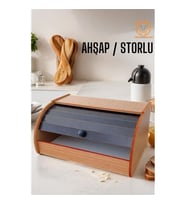 TransForMacion Ekmek Dolabı Storlu Ahşap SİYAH AHŞAP 720326