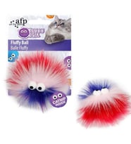 Furry Ball-Fluffer Catnipli- Pembe 9,5x9x5x5 cm