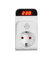 VEA VE-25530 15A 3520W TEKLİ DİJİTAL GÖSTERGELİ AKIM KORUMALI PRİZ AŞIRI YÜKSEK GERİLİM