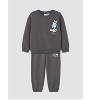 LCW Kids Antrasit Bluey Baskılı Erkek Çocuk Eşofman Takım