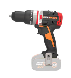 WORX WX354.9 20Volt Kömürsüz Profesyonel Darbeli Şarjlı Matkap (Akü Dahil Değildir)