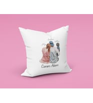 Canım Ailem Tasarımlı Yastık Kişiye Özel