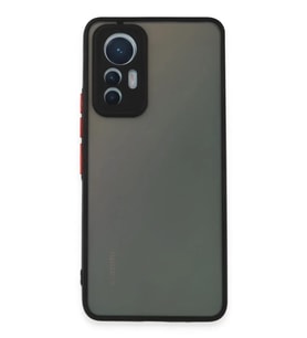 Mey İthalat® Mi 12 Lite Kılıf Montreal Silikon Kapak - Siyah