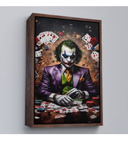 Çerçeveli Joker Tablosu (Beyaz)