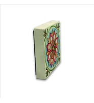 İtalyan Deseni Baskılı Doğaltaş  Magnet(KD-081)Buzdolabı Süsü