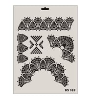 Rich Dantel Seri DN-918 Stencil 35x25 cm