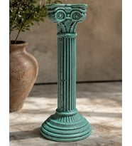 Büyük Boy Antik Yunan Mimarisi Taş Döküm Sütun 25 CM