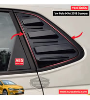 Vw Polo MK6 2018 Sonrası Uyumlu Kelebek Cam Izgarası Kelebek Cam Vizörü İthal Havalandırma Takım