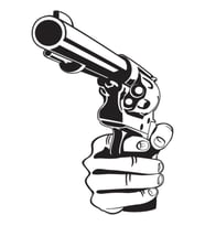 SİLAHLAR FOLYO STİCKER 20cm uzunluk