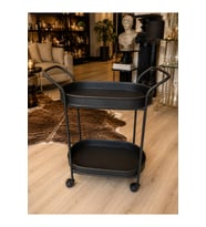 Servis Arabası Siyah 80×46×32cm