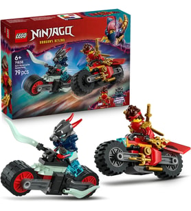 LEGO NINJAGO Kai’nin Motosiklet Hız Yarışı 71838-6 Yaş Üzeri Kız ve Erkek Çocuklar için Kai'nin Yarı (Çok Renkli)