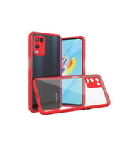 Oppo A54 4G Uyumlu Kılıf Zore Kaff Kapak (Kırmızı)