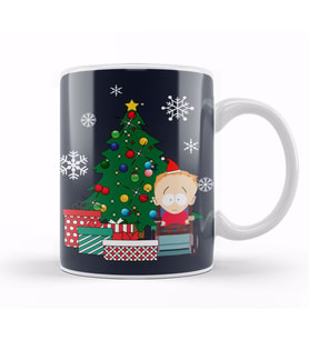 Timmy Around The Christmas Tree South Park Kupa Bardak Porselen