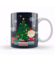 Timmy Around The Christmas Tree South Park Kupa Bardak Porselen