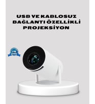 Usb Bağlantılı Destekli Taşınabilir Projeksiyon