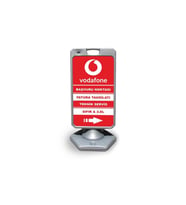 Vodafone   Reklam ve Yönlendirme Uyari Dubasi A Tabela Gri