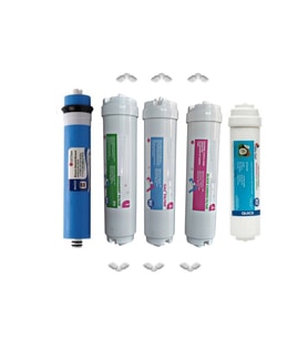 Mebmranlı Ihlas Uyumlu 5li Set Dirsekli (Beyaz)